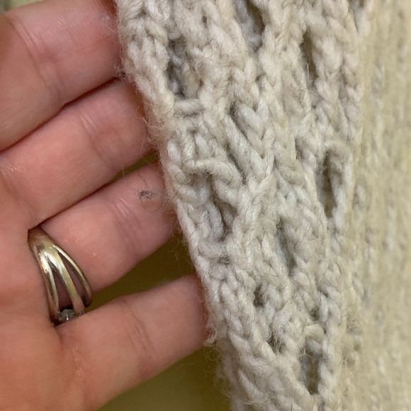 American Eagle Tribal Fair Isle Solid / Ooen Knit Boatneck Multicolor Sweater XL - Picture 12 of 17